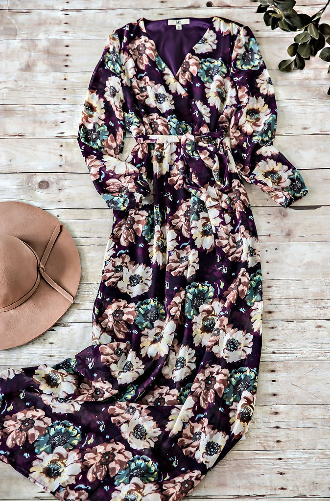 Bouquet Of Flowers Maxi Dress