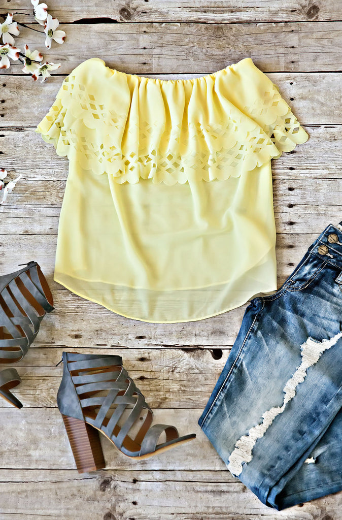 Far Away Top-Yellow