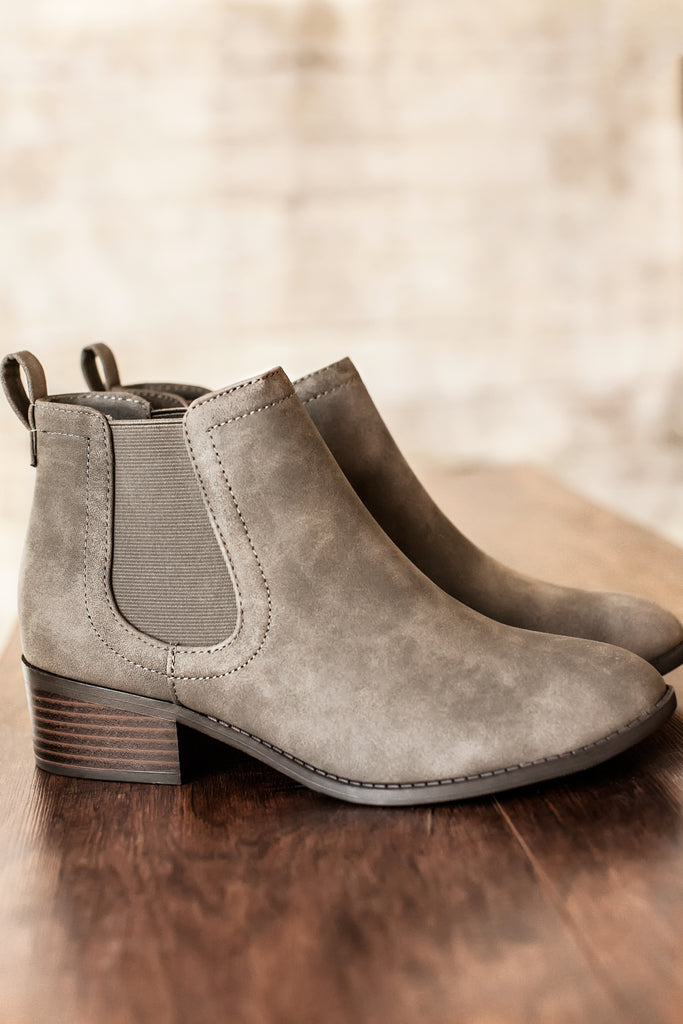 Heritage Ankle Boots-Grey