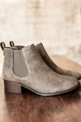 Heritage Ankle Boots-Grey