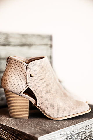 Day By Day Ankle Boots-Taupe