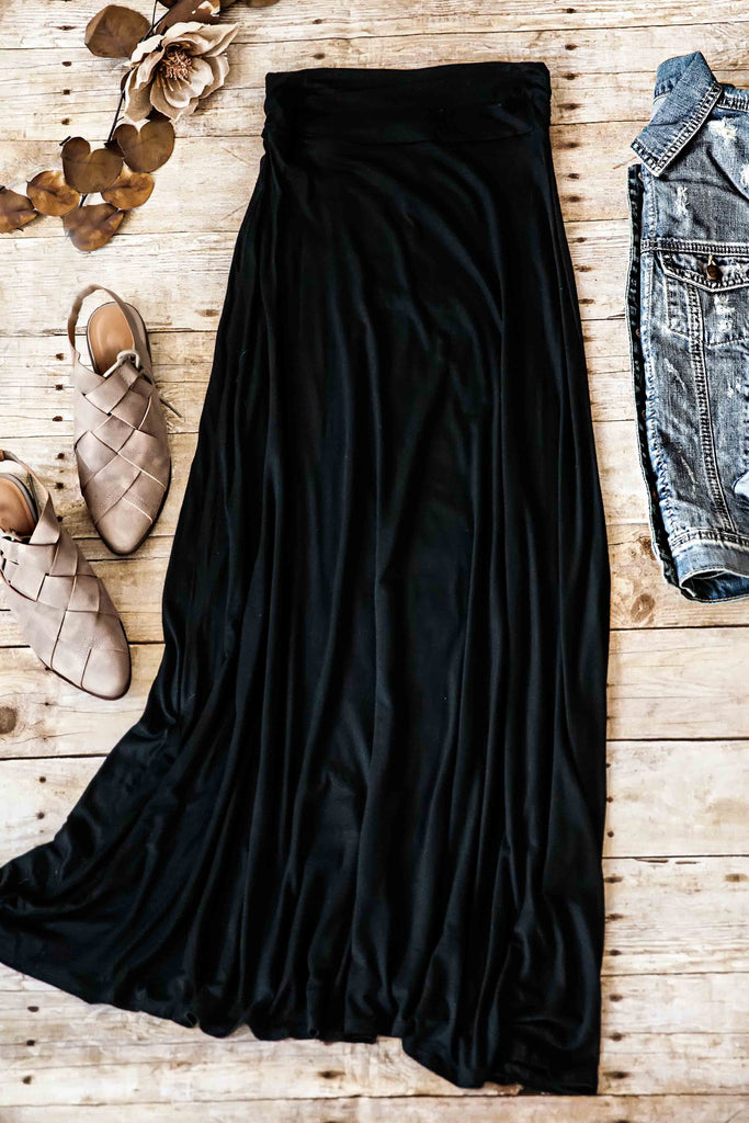Black Maxi Skirt