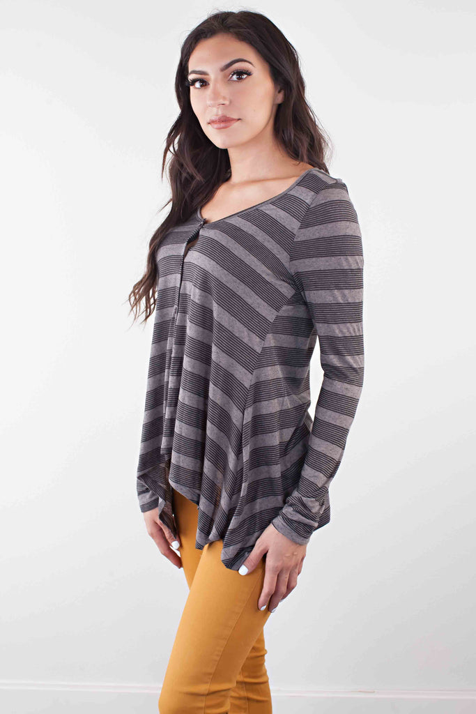 Nadia Top-Dark Grey