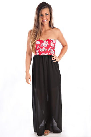 PICKING FLOWERS MAXI DRESS