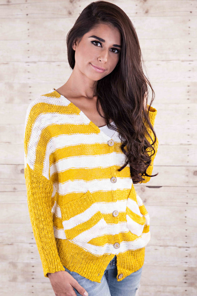 Sophie Striped Cardigan