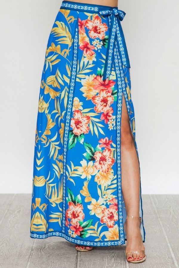 Going Places Maxi Skirt-Off White