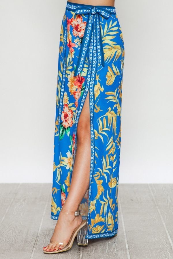 Going Places Maxi Skirt-Off White