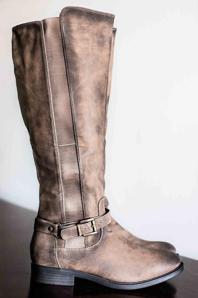 Mason Riding Boots-Nude