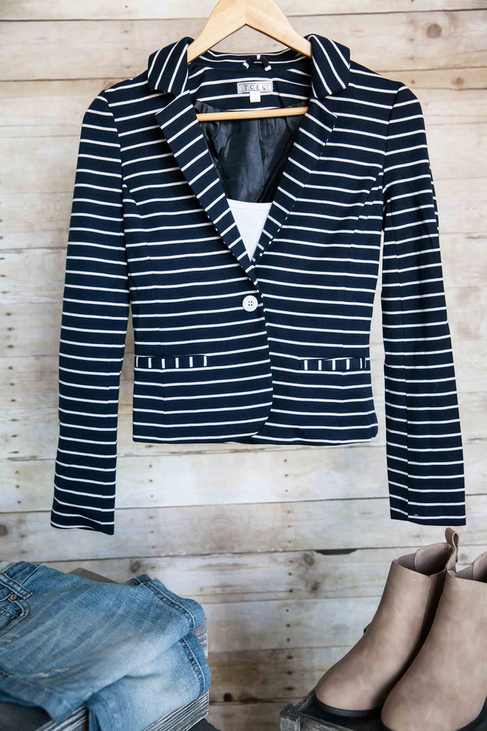 Striped Blazer