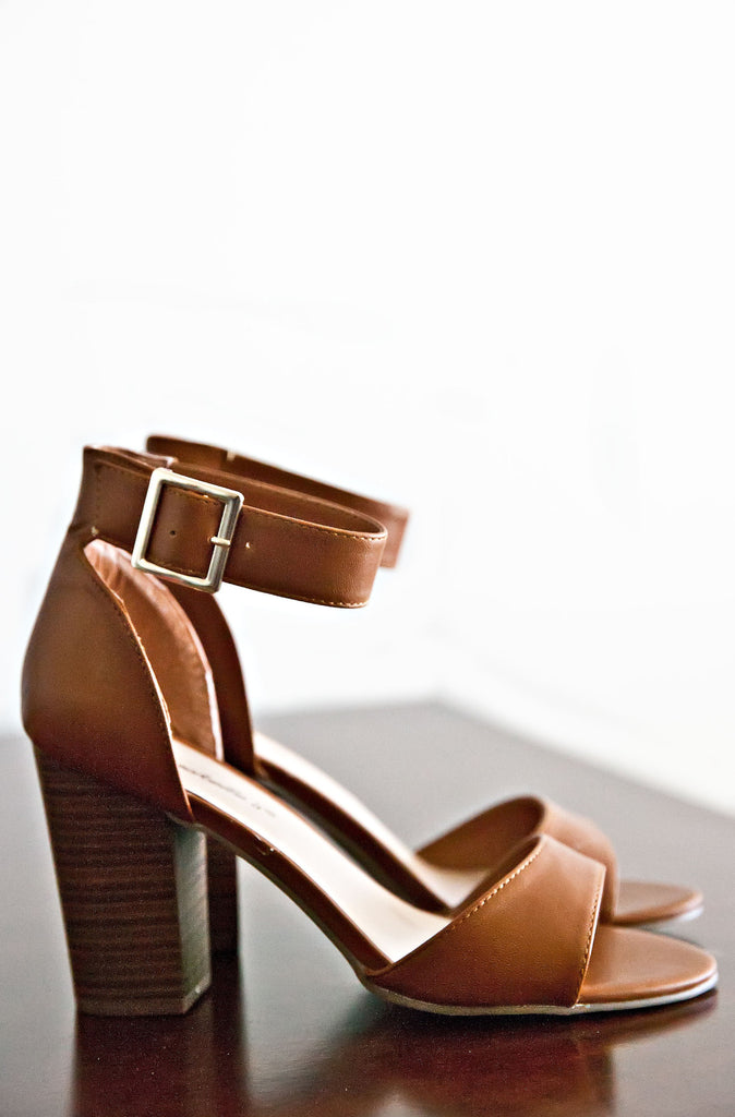 LUCIANA HEELS-Tan