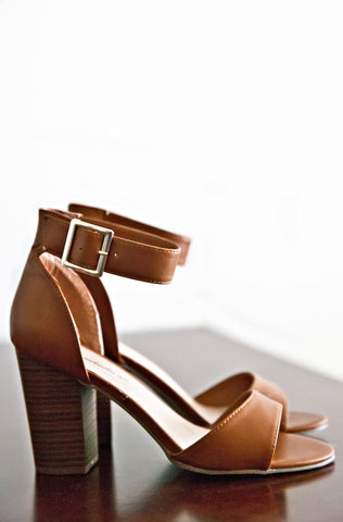 LUCIANA HEELS-Tan