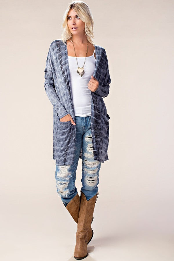 Tie-Dye Cardigan