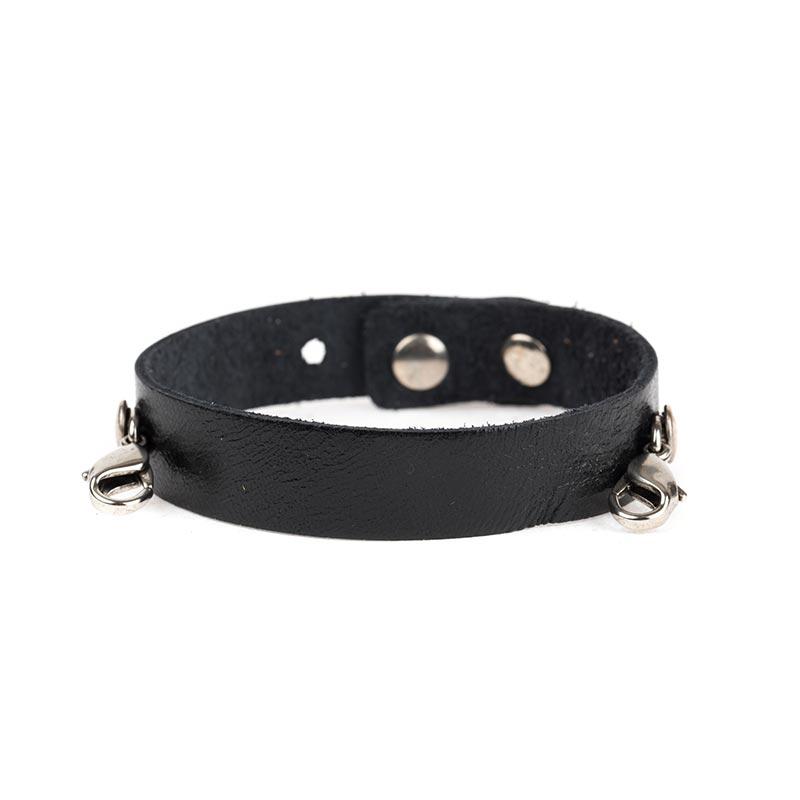 Black Leather Cuff