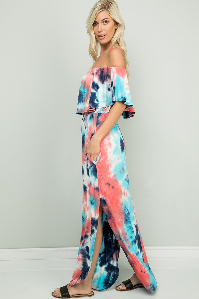 Splash Of Color-Coral/Blue