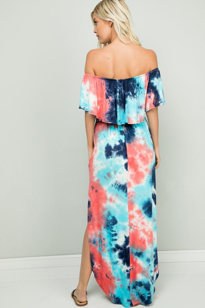 Splash Of Color-Coral/Blue