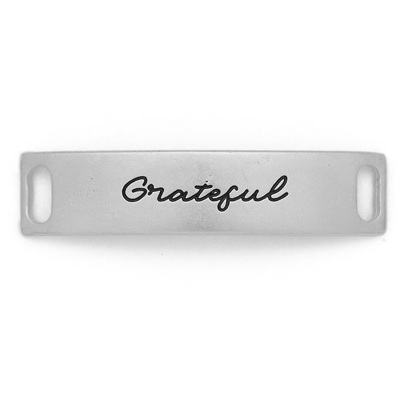 Grateful Plate-Gold or Silver