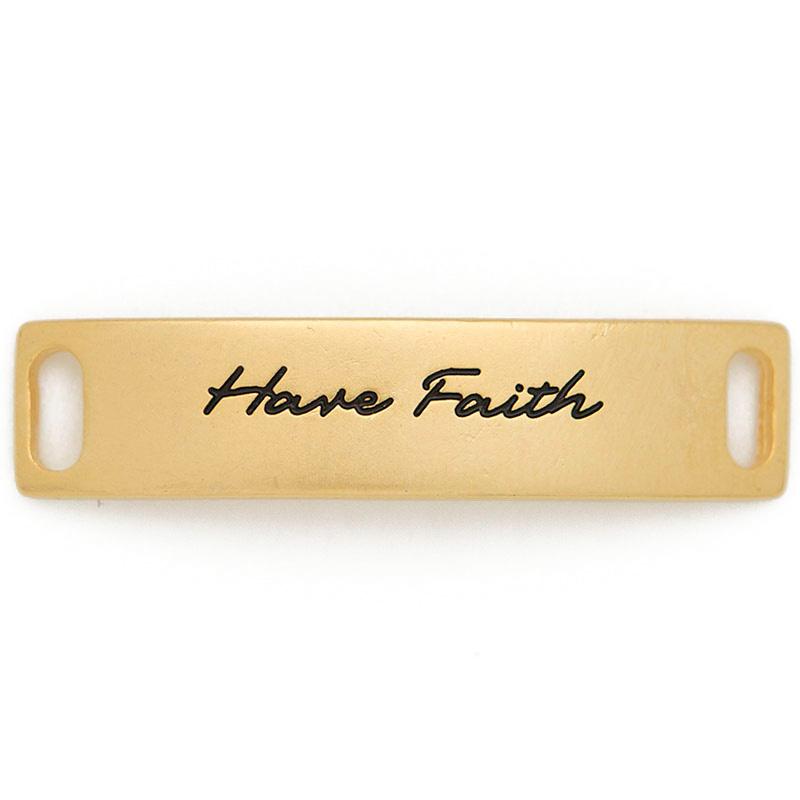 Have Faith Plate-Gold or Silver