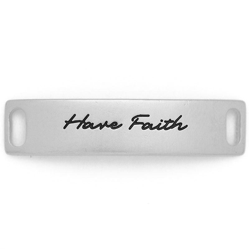 Have Faith Plate-Gold or Silver