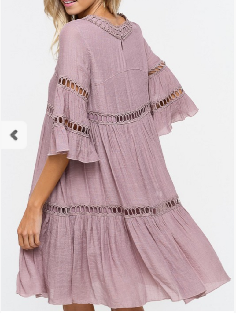 Charlotte Dress- Blush