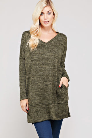 Clarington Sweater-Olive