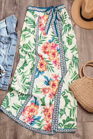 Going Places Maxi Skirt-Off White