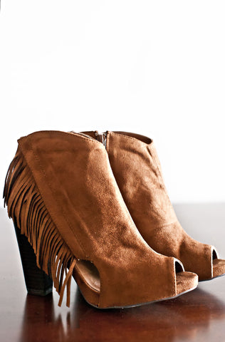 Addie Fringe Booties
