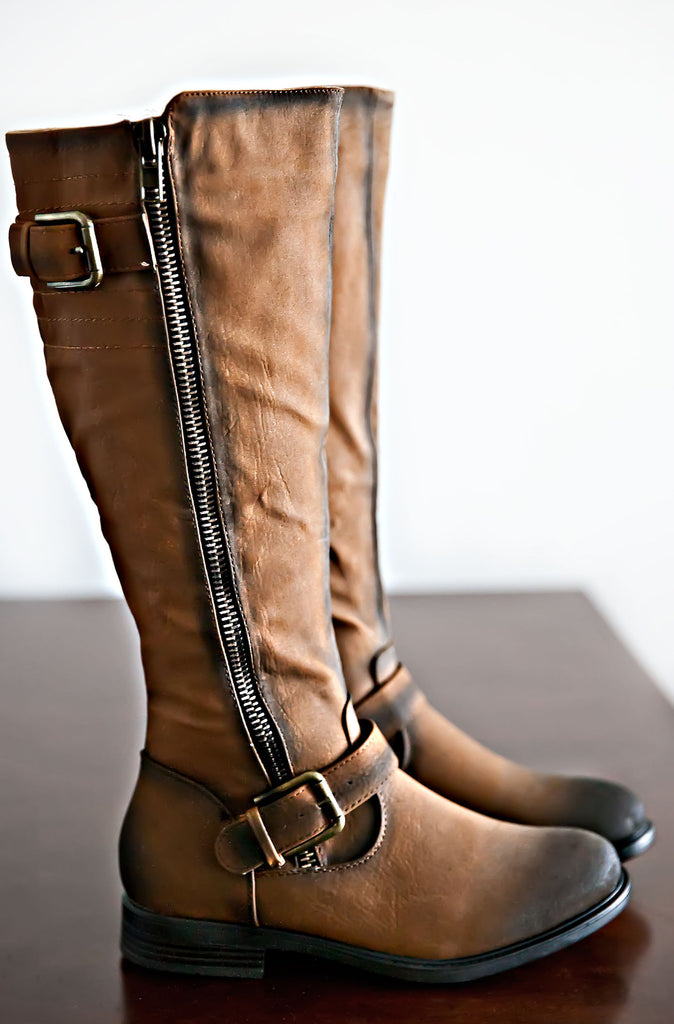 Amara Boots-Cognac