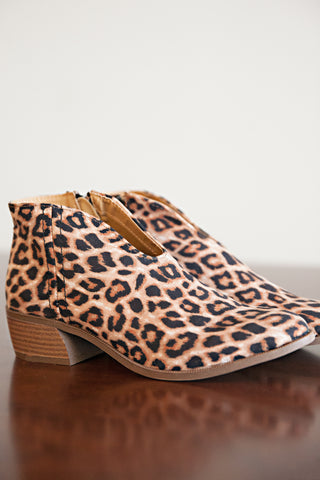 Animal Print Ankle Booties