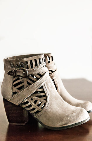 AURORA ANKLE BOOTS-TAUPE