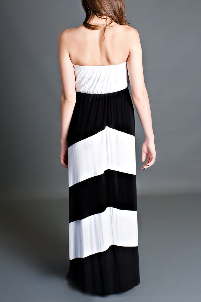 Modern Times Colorblock Maxi Dress