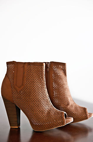 Believe It Booties-Dark Rust