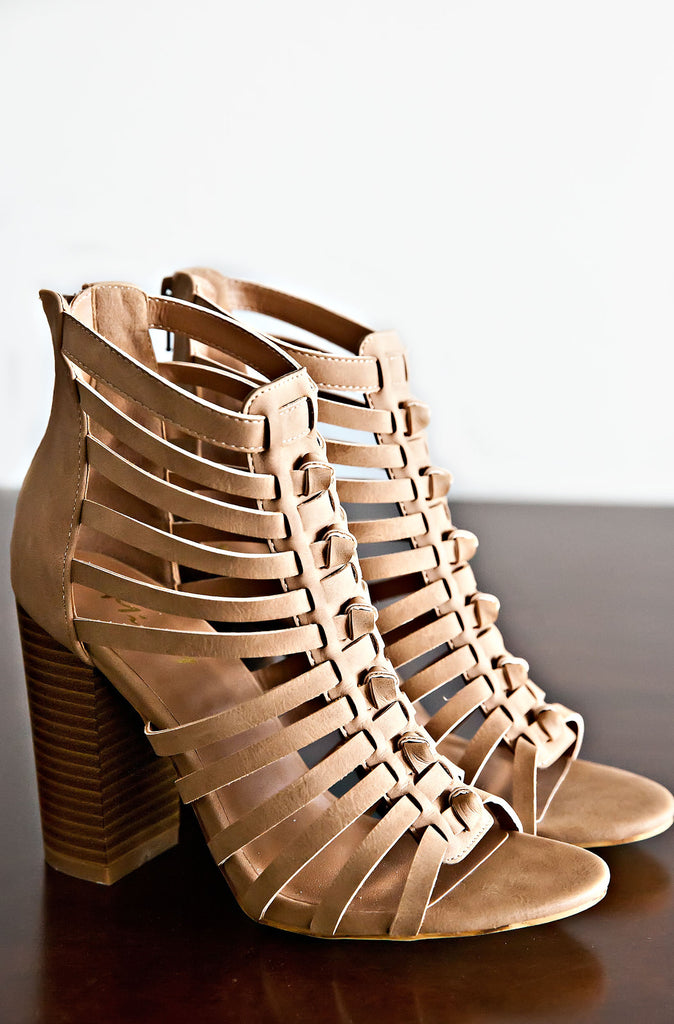 Belmont Heel Sandal-Camel