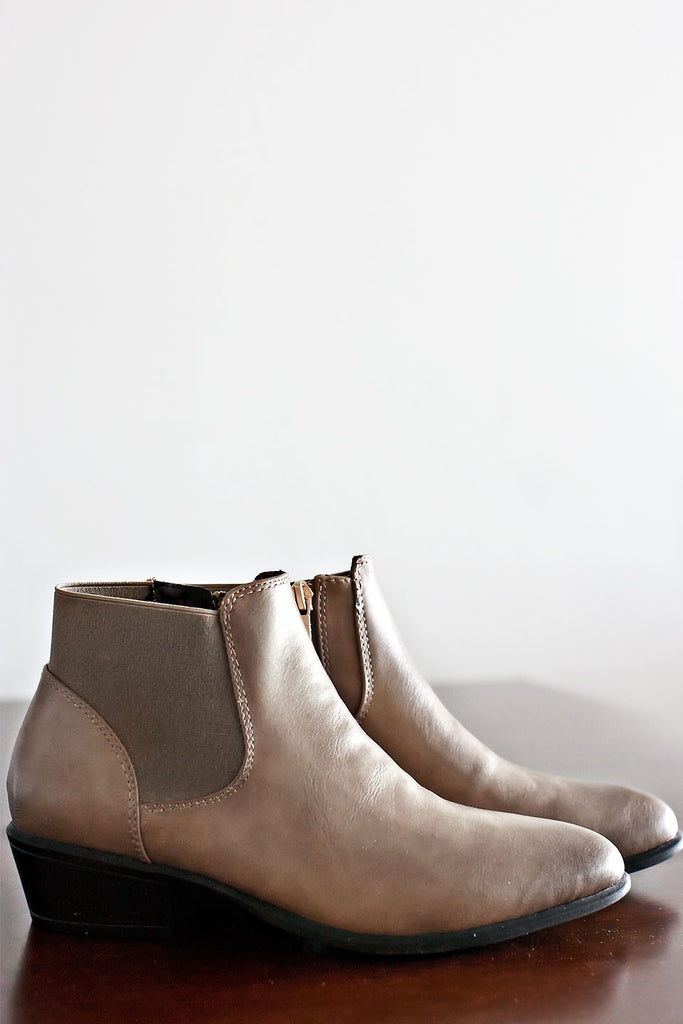 Camila Booties-Taupe
