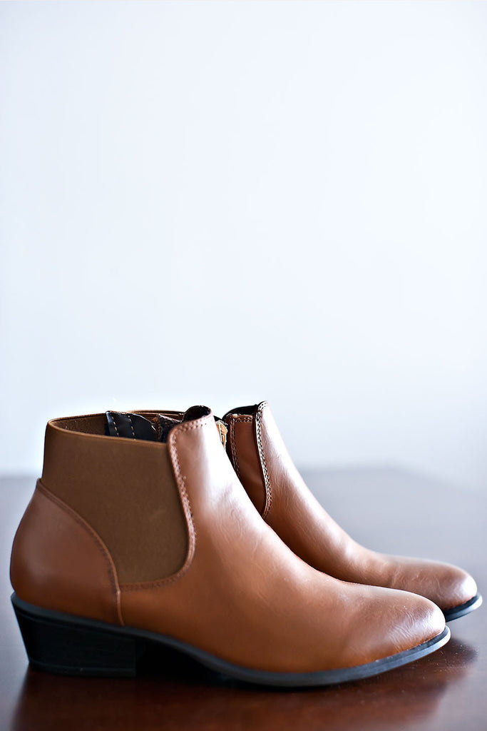 Camila Booties-Camel