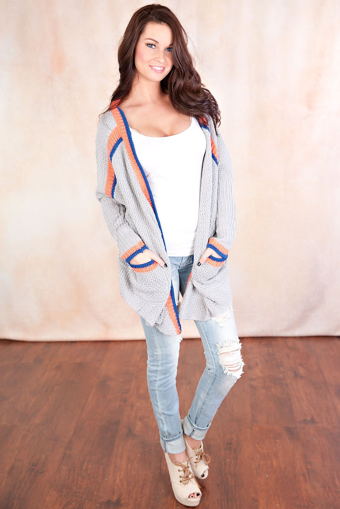 Candyland Cardigan-Grey