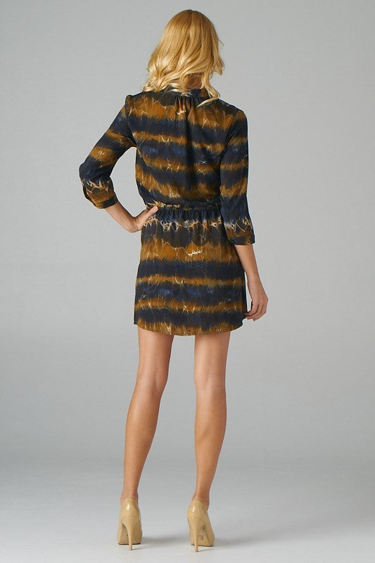 Fall Nights Printed Dress