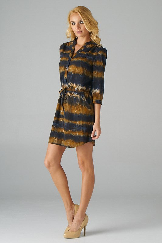 Fall Nights Printed Dress