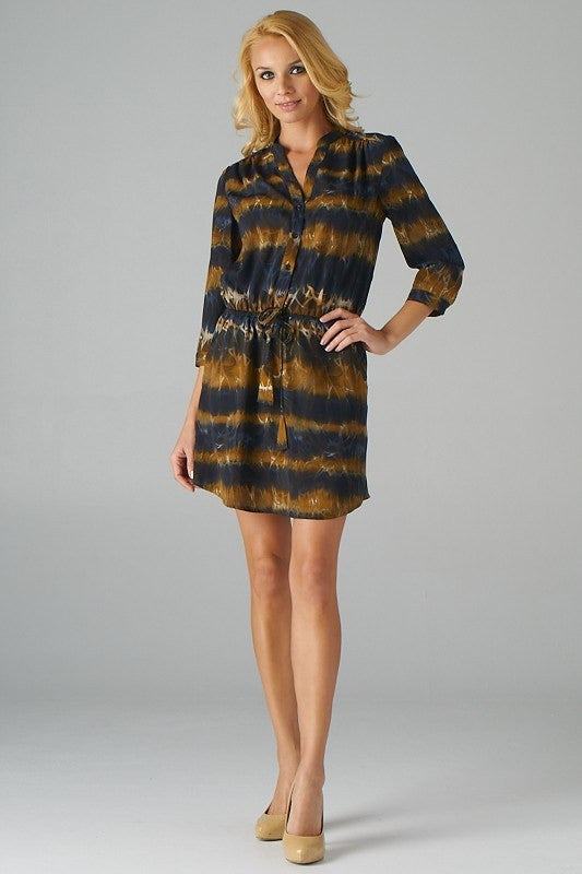 Fall Nights Printed Dress