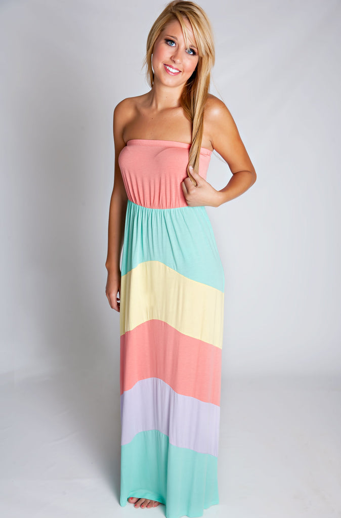 Color Your Day Maxi Dress
