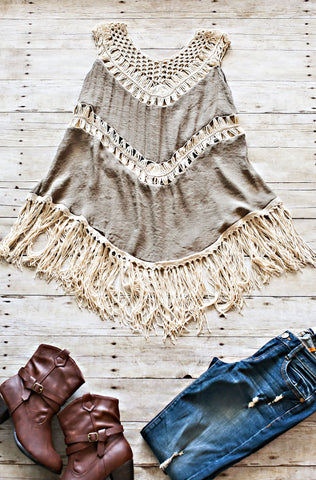 Come As You Are Top-Taupe