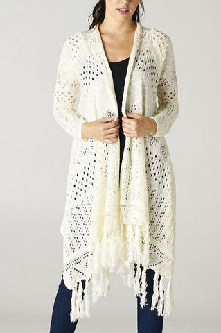 Confidently Beautiful Cardigan- Cream
