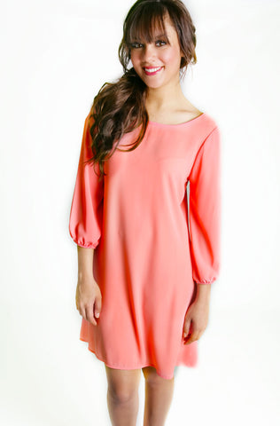 Take A Bow Dress Pink