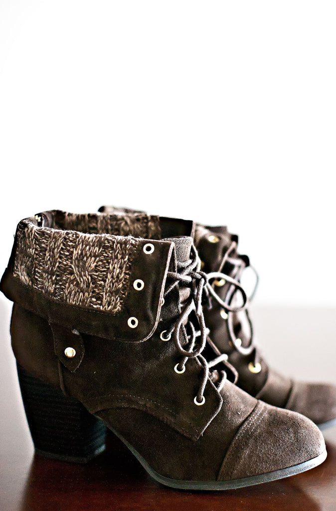 Creston Overlook Booties-Brown