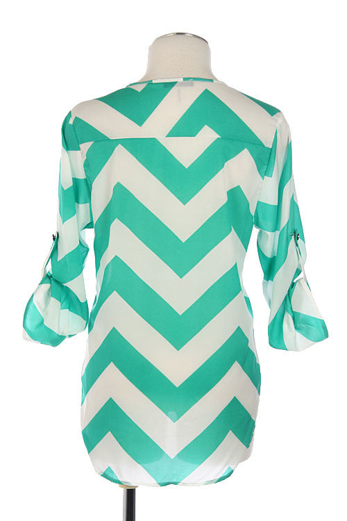 Catch A Wave Top-Fuchsia