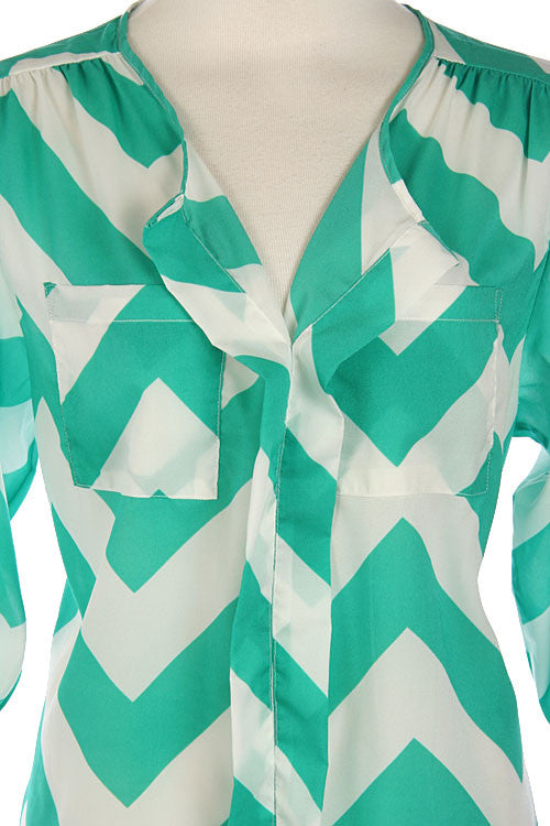 Catch A Wave Top-Fuchsia