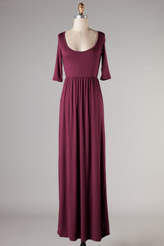 "It Has To Be Comfortable" Maxi Dress-Apricot Mint