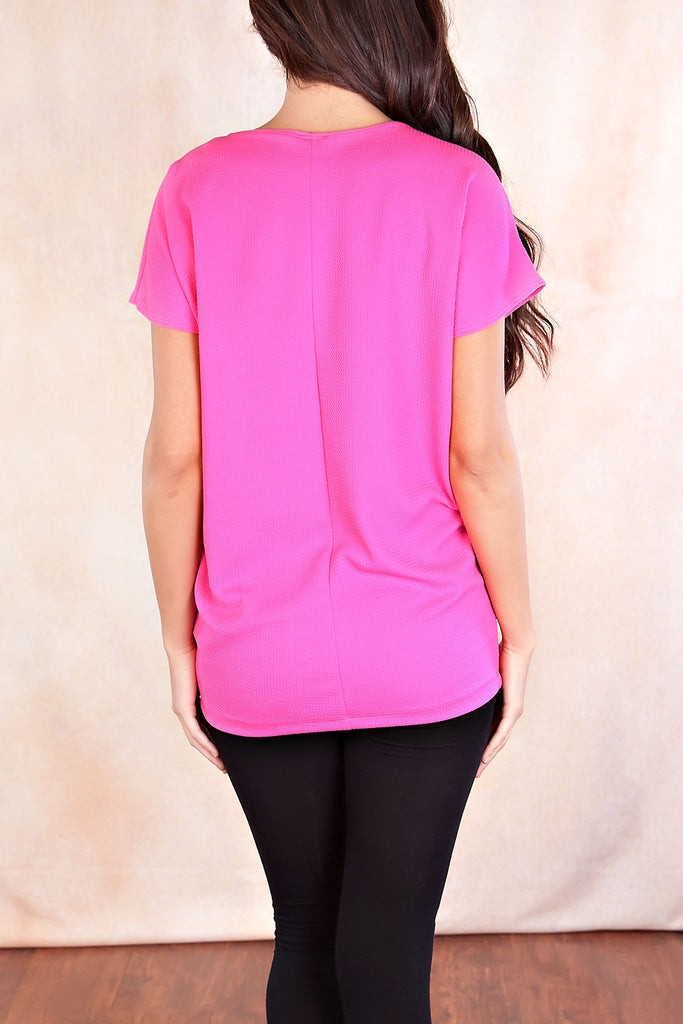 Day Trip Top-Hot Pink