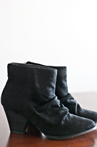 Double Trouble Ankle Boots-Black