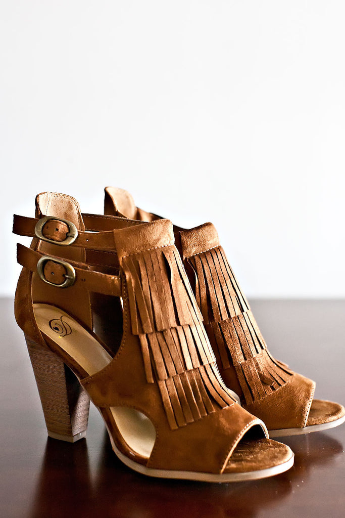 Ella Fringe Heels