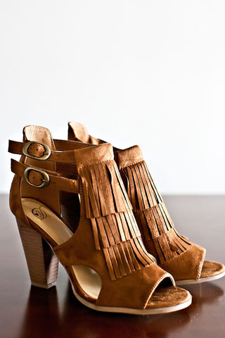 Ella Fringe Heels